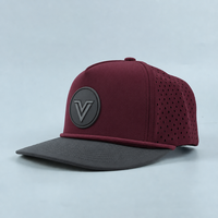 Casquette en nylon vierge à 5/6 panneaux pour logo personnalisé, perforée au laser, pour le golf, ODM OEM, vente en gros, Gorras
