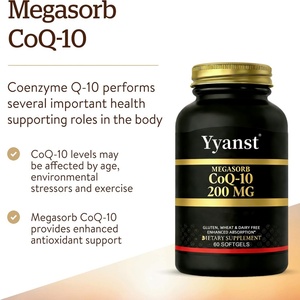 Cápsulas de CoQ10 y Megasorb de Alta Calidad y Fácil Absorción para Promover la Salud del Corazón y el Apoyo Antioxidante, Cápsulas Blandas de Uso Diario - Product Image 3