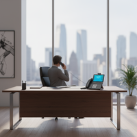 Téléphone IP d'entreprise Yea-link SIP pour caméra, média intelligent, Android, HD, VoIP