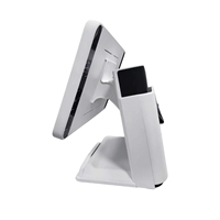 Sistem POS Android Layar Sentuh 15.6 Inch Langsung dari Pabrik, WiFi, BT, Pembaca Kartu Magnetik NFC, Mesin Kasir All in One untuk Retail