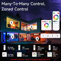 Controlador LED SP535E PWM RGBCCT IoT con Wifi, APP, Alexa, Google Home, 5050 FCOB BT, regulador de intensidad PWM para tiras de luz, DC 5-24V, 5 canales