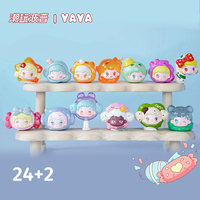 Figurines miniatures en PVC tendance de la série BOP TOYS YAYA CANDY JAR, boîtes mystères, sachets surprises, ensemble complet, figurines mignonnes à l'échelle 1/12 pour le bureau