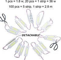 100 pièces de modules LED multicolores 10W 12V, lumières de remplacement pour gonflables, bande lumineuse LED étanche IP65 pour vitrine
