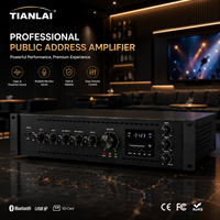 L-9250AT Altı Bölgeli Sabit Voltajlı Güç Amplifikatörü, Bluetooth USB FM SD özellikli, PA Sistemi için 250 W Hub Bağımsız Ses Kontrolü