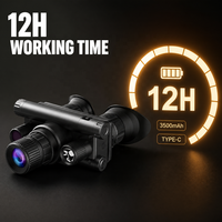 Lunettes de vision nocturne 4K avec lumière tactique et SOS, capteur CMOS Starlight, utilisation jour et nuit, haut de gamme