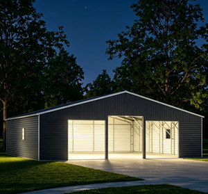 Wholesale Custom Prefab Light Steel Structure Self <b>Storage</b> Building Garage & Workshop Design - Product Image 4