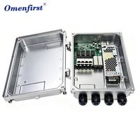 Commutateur PoE 8 ports 2,5G étanche IP67 pour extérieur, avec liaison montante 10G SFP+, en aluminium moulé sous pression, solution réseau industrielle multi-Gigabit