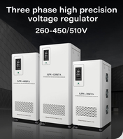 Stabilisateur de tension triphasé SJW3 10kVA à 120kVA AC 380V Régulateur de tension automatique