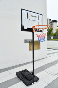 Panier de <span class=keywords><strong>basket</strong></span> portable et réglable SBA305 pour enfants - Alliage d'acier noir, <span class=keywords><strong>hauteur</strong></span> de panier 1,60m-2,10m, utilisation intérieure/extérieure - Product Image 2
