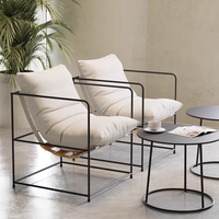 Ensemble de salle à manger en métal de style minimaliste pour cafés, salons de thé et pâtisseries - Mobilier moderne pour espace de réception
