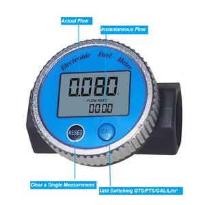 เครื่องวัดอัตราการไหลแบบดิจิตอล HIGHJOIN HFM900-K24 ทำจากสแตนเลสและอะลูมิเนียมอัลลอยด์ กันน้ำ ความแม่นยำ +/-5% พร้อมการเชื่อมต่อแบบเกลียว - Product Image 2