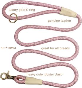 NIBAO Einfarbige Seil-Hundeleine Spezielles Starkes Nylon-Seil Hundeleine für Alle Rassen - Product Image 3
