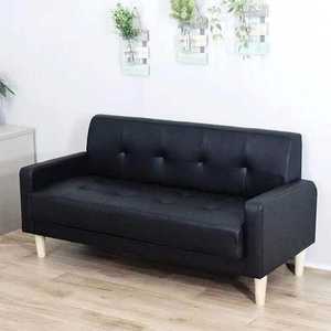 Bán buôn có thể gập lại ngả Sofa giường kiêm vải hiện đại 3 chỗ ngồi phong cách Mỹ đồ nội thất phòng khách chuyển đổi <span class=keywords><strong>futon</strong></span> gối - Product Image 3