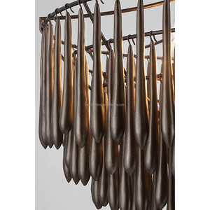 Lampadario a Cascata Alto Vacarro: Espressione di Stile Sofisticato per Sale da Pranzo, Ingressi, Soggiorni e Camere da Letto. - Product Image 6