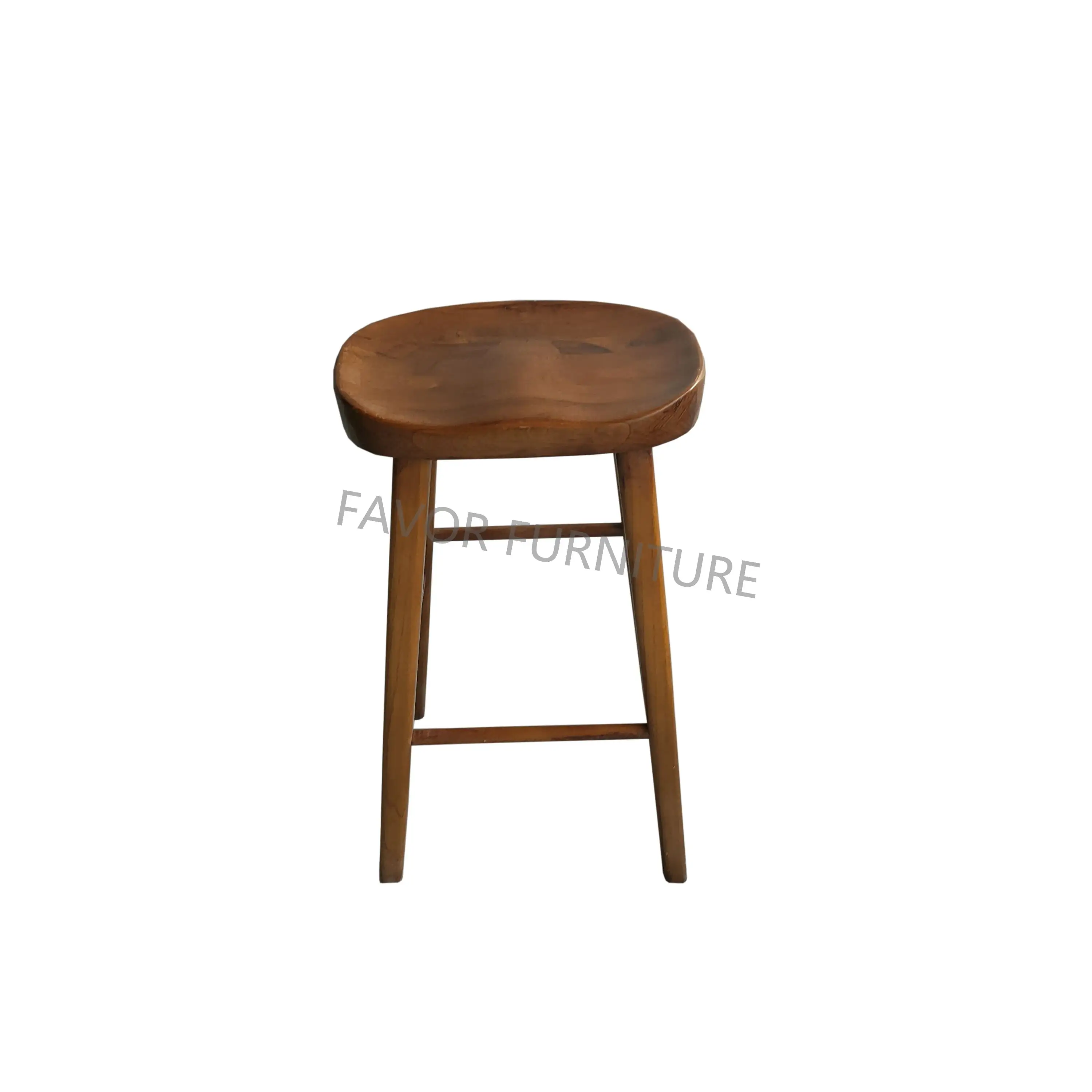 Chaises de Bar en bois massif de couleur noyer, chaises de salle à manger ergonomiques pour Banquet, tabouret de Bar de style minimaliste 2023