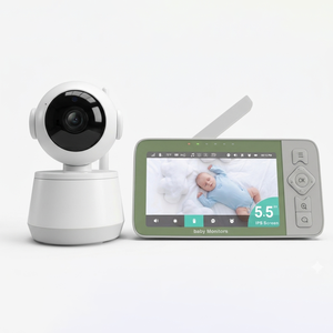 Monitor para Bebés KT624T con Pantalla IPS de 5.5 Pulgadas, 720P HD, WiFi, Batería Recargable de 5000mAh, Alcance de 300 Metros, Compatible con Tuya Smart Life - Product Image 1