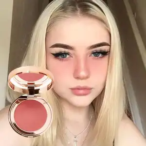 Blush de maquiagem personalizado para atacado, blush de paleta de blush de 7 cores, blush de maquiagem de beleza de marca própria, novo design