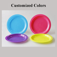 Assiettes de camping en plastique Ensemble de couverts Assiettes jetables biodégradables