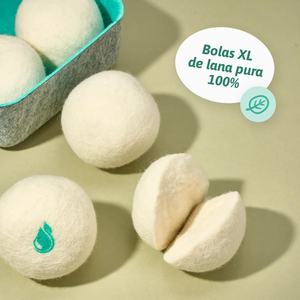 Boules de laine <span class=keywords><strong>Natulim</strong></span> pour sèche-linge Réduit les plis des vêtements et réduit le temps de séchage Sans plastique, sans cruauté - 6 pièces - Product Image 6