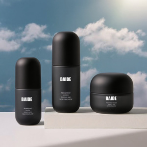 Nueva Llegada: Envases Cosméticos de Vidrio Esmerilado Redondos para Lápiz Labial, Suero para Ojos, Crema, Botella de 30ml, 40ml, 60ml, 100ml, 120ml, Botella con Bomba para Loción - Product Image 4