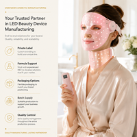 Masque LED en silicone SUNGLOR SGMSK4D pour le visage et le cou, durée de vie de 50 000 heures, fourni par l'usine