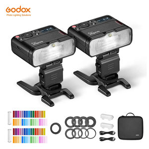 Kit de 2 Flashs Macro <span class=keywords><strong>Godox</strong></span> <span class=keywords><strong>MF12</strong></span> <span class=keywords><strong>MF12</strong></span>-K2 Mini Speedlite avec Système <span class=keywords><strong>Godox</strong></span> X Intégré TTL + Filtre de Couleur pour Photos Macro - Product Image 2