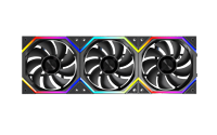 Ventilador de PC Jungle Leopard de 120mm ARGB para Gabinete, Material Plástico para Disipador de Calor, Rodamiento Fluido, 68.5CFM, 4 Pines PWM, Negro y Blanco