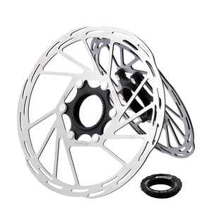 IIIPRO 140/<span class=keywords><strong>160</strong></span>/180/203mm acier frein à <span class=keywords><strong>disque</strong></span> Rotor verrouillage central Dissipation thermique <span class=keywords><strong>disque</strong></span> de refroidissement pour vtt et vélo de route - Product Image 1