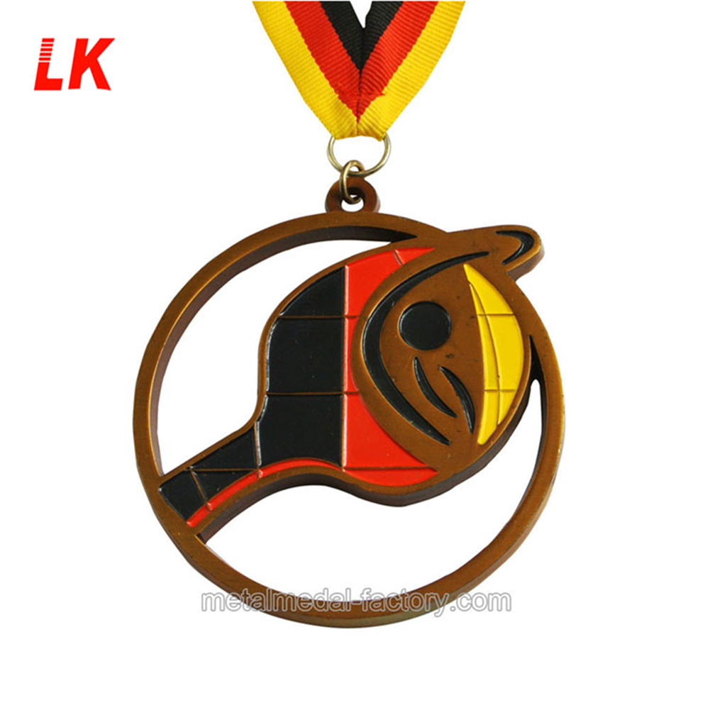 New Cheap Sports medals and ribbons games table tennis medal