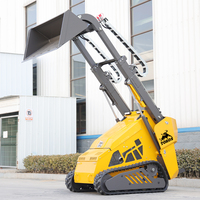 Mini Caricatori TOROS con Certificazione CE, Piccoli Caricatori Frontali per Agricoltura da 1 e 2 Tonnellate, Mini Skid Steer Loader Agricoli