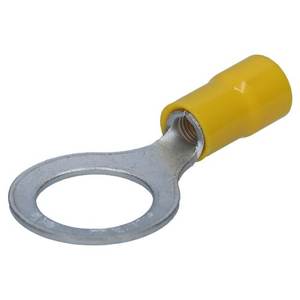Pour Cembre GF-M14 Borne à anneau isolé jaune M14 100 pièces - Product Image 1