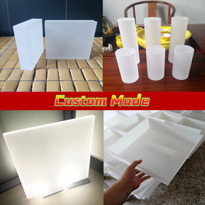 Transparent Thickened <b>Acrylic</b> Board Frosted Transparent Board Light Guide Plate Round Rod Cylindrical Sandblasted <b>Block</b> - Product Image 3