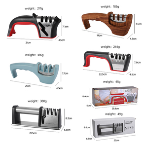 Manjia-<span class=keywords><strong>afilador</strong></span> de cuchillos profesional de 3 etapas, herramienta de afilado, accesorios para reparar, moler y pulir - Product Image 3