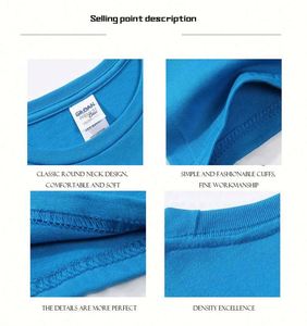 Design OEM ODM Manufacturer Customized logo 200g 100% Cotton Blank Men's T-<b>shirts</b> Slim Fit Plain Color O-Neck T-<b>shirts</b> - Product Image 5