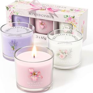 Custom Promotional Scented <b>Candles</b> Gift <b>Set</b> Glass Jar Soy Wax for Corporate Gift Employee Appreciation Wedding Favor - Product Image 2