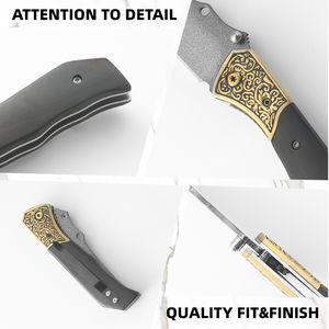 سكين جيب قابلة للطي متعددة الأغراض محمولة حادة 9cr1 3 من أجل البقاء في الهواء الطلق للرجال - Product Image 5