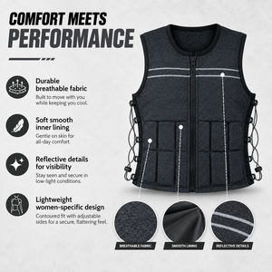 Gilet d'entraînement lesté réglable pour femmes, respirant, avec poids amovibles pour la course à pied, le fitness, le HIIT et le <span class=keywords><strong>cardio</strong></span> - Product Image 5