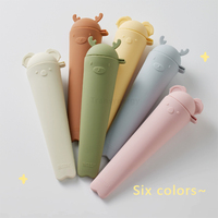 1 pièce, nouveau design, moule à glaces en silicone personnalisé avec logo, pour la fabrication de bâtonnets glacés et de sucettes glacées pour enfants