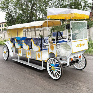 Carro de caballos eléctrico sin caballos para bodas personalizado, carro de caballos para turismo a la venta - Product Image 2