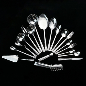 Ensembles de couverts en acier inoxydable de haute qualité 144 pièces personnalisé belle poignée de motif botanique avec emballage de boîtier personnalisé - Product Image 3
