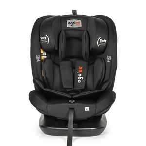 Siège auto enfant R129/04 360° rotatif avec mousse à mémoire de forme améliorée, protection latérale SIPS, <span class=keywords><strong>ISOFIX</strong></span>, 0-12 ans, noir, charge maximale 36 kg - Product Image 1