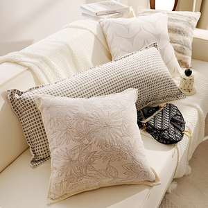 <span class=keywords><strong>Cuscini</strong></span> Decorativi Semplici <span class=keywords><strong>Grigi</strong></span> per Divano di Lusso, Cuscino per Soggiorno e Camera da Letto, Cuscino per Testiera del Letto Personalizzabile - Product Image 4