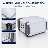 Boîtier de contrôle en alliage d'aluminium à installation facile pour instruments médicaux, protection IP54, boîte de jonction électrique pour instruments électroniques