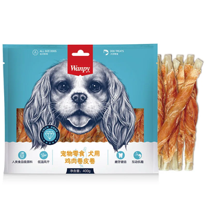 Wanpy Pet Snack <span class=keywords><strong>Dog</strong></span> <span class=keywords><strong>Chicken</strong></span> Rolls Pet Snacks <span class=keywords><strong>Dog</strong></span> <span class=keywords><strong>Treats</strong></span> 400g - Product Image 1