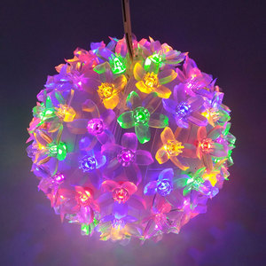 6 Inch Cherry Blossom Ball 100 Đèn <span class=keywords><strong>LED</strong></span> Dây Trang Trí Giáng Sinh - Product Image 1