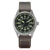 Montre automatique mécanique pour homme, en titane de haute qualité, verre saphir 20 ATM, NH35 C3, pour plongée et pilote, vente en gros sur mesure