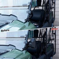 Rétroviseurs latéraux réglables Yongjin pour Honda Pioneer 700-2 700-4 2014-2025