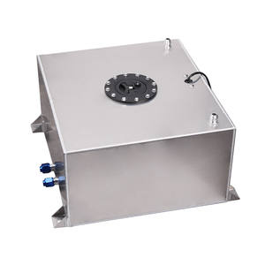 60L Универсальный алюминиевый зеркальный полированный буферный резервуар для масла топливный элемент с топливным баком с крышкой датчика пены внутри - Product Image 3