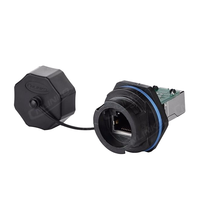 Conector de Red RJ45 Macho Original Cnlinko, Impermeable IP68, con Contactos de Cobre para Aplicaciones de Energía - RJ45