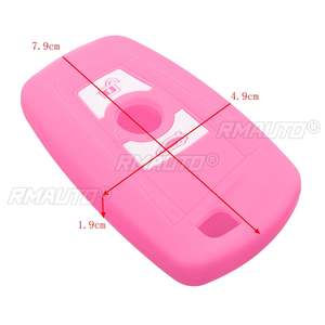 Housse de protection pour clé télécommande en silicone à 3 boutons pour BMW F30 F31 F34 F10 F11 F07 550i 535i 528i X3 - Product Image 6
